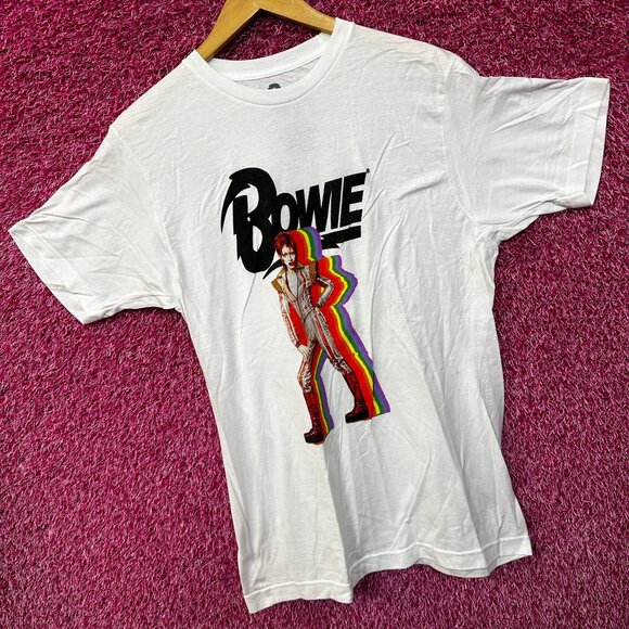 David Bowie starman Rock Tshirt size Medium - Picture 3 of 4